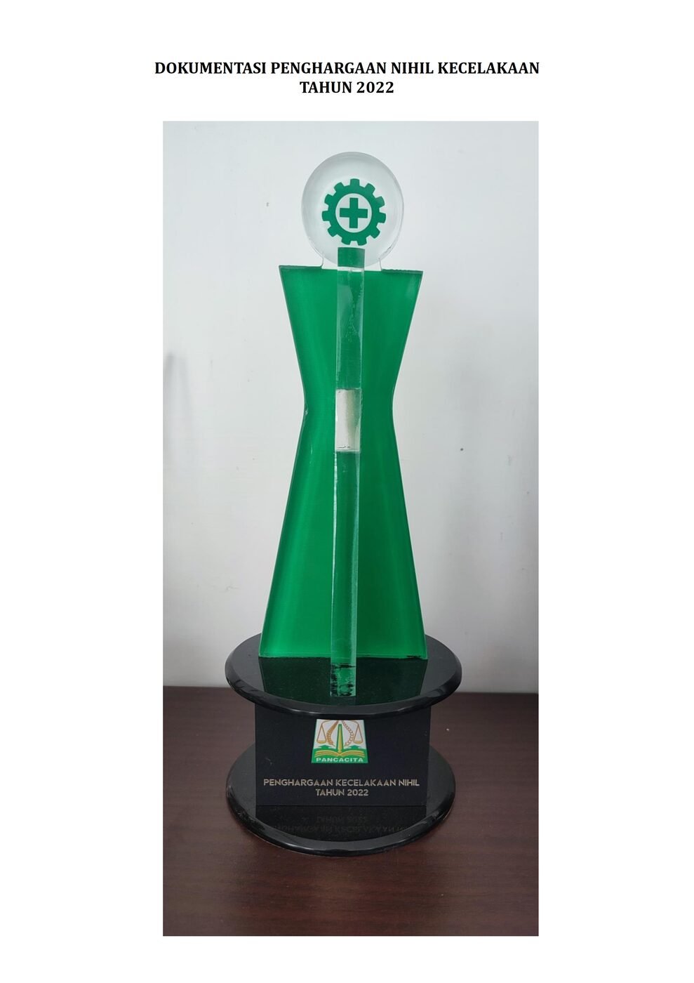 Perusahaan Nihil Kecelakaan (Zero Accident Award) 2022