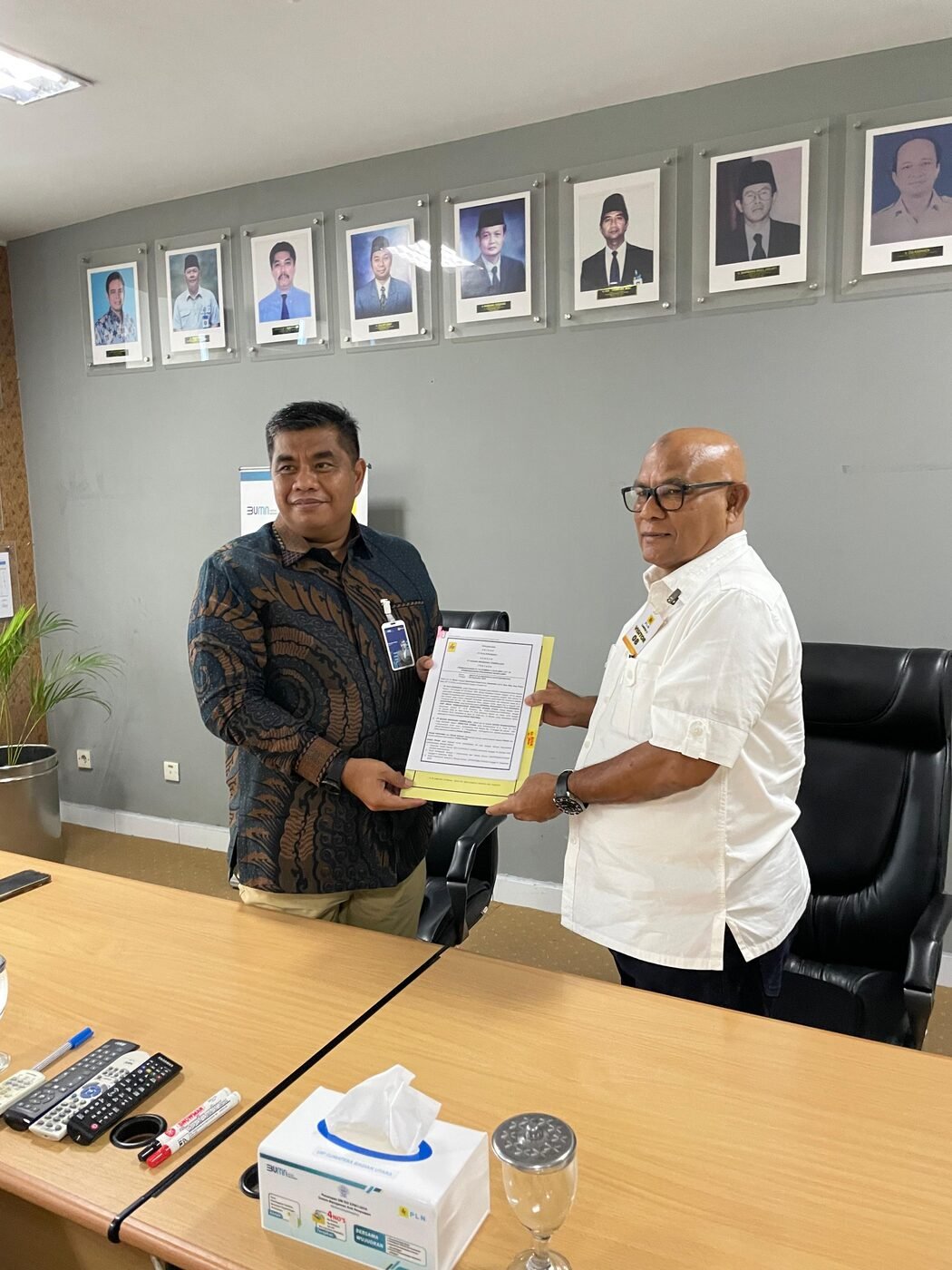 Contract Signing — Pembangunan PLTA Kumbih-3 (3×15 MW) LOT 1A (Pembangunan Prasarana Basecamp)