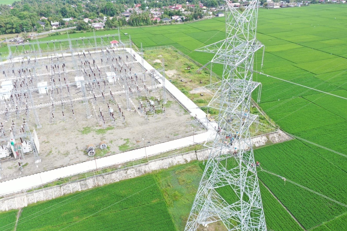 275 kV transmission tower erection, Sigli – Ulee Kareng